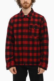 WOOLRICH ウールリッチ ジャケット COWRTSC0004 UT1629 5305 メンズ BUFFALO CHECKED WOOL BLEND TIMBER OVERSHIRT WITH ZIP CLOSURE 【関税・送料無料】【ラッピング無料】 dk