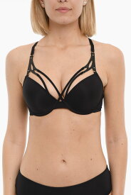 MARLIES DEKKERS マルリース・デッカー アンダーウェア 35591 0 BLACK レディース SOLID COLOR BRA WITH CUT-OUT DETAILS 【関税・送料無料】【ラッピング無料】 dk