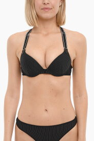 【5のつく日は全商品ポイント4倍】 MARLIES DEKKERS マルリース・デッカー アンダーウェア 18151 0 BLACK PINSTRIPE レディース PINSTRIPED BRA 【関税・送料無料】【ラッピング無料】 dk