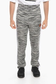 PALM ANGELS パーム エンジェルス パンツ PMHG004F21KNI0010860X860 メンズ MISSONI KNITTED TRACK PANTS WITH SIDE CONTRASTING BANDS 【関税・送料無料】【ラッピング無料】 dk