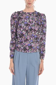 ISABEL MARANT イザベル マラン シャツ 22AHT186622A023IUTVI レディース ETOILE SILK ZARGA BLOUSE WITH FLORAL MOTIF 【関税・送料無料】【ラッピング無料】 dk