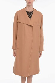 AERON アーロン コート CO101 レディース WOOL-BLEND COAT WITH ASYMMETRIC FASTENING AND LOGOED APPLICA 【関税・送料無料】【ラッピング無料】 dk