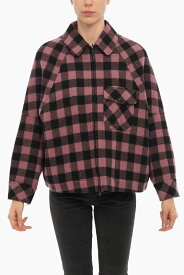 WOOLRICH ウールリッチ ジャケット COWRCPS0029 463 レディース TWO-TONE BUFFALO CHECKED JACKET WITH ZIP CLOSURE AND BREAST 【関税・送料無料】【ラッピング無料】 dk