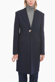 【本日5の付く日ポイント4倍!!】 JIL SANDER ジルサンダー コート J02AA0008J40007410 レディース WOOL SINGLE-BREASTED COAT WITH METAL APPLICATION 【関税・送料無料】【ラッピング無料】 dk