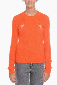 ISABEL MARANT イザベル マラン ニットウェア PU2068 22H038I 11OR レディース MOHAIR ALFORD CREWNECK SWEATER WITH CUT-OUT DETAILS 【関税・送料無料】【ラッピング無料】 dk