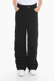 【本日5の付く日ポイント4倍!!】 BALENCIAGA バレンシアガ パンツ 704579T16511000 レディース TEXTURED TWEED BAGGY TROUSERS 【関税・送料無料】【ラッピング無料】 dk