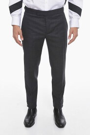 NEIL BARRETT ニール バレット パンツ PBPA069 T021 244 メンズ SLIM-FIT TROUSERS WITH BUCKLES AND BUTTONS AT THE HEM 【関税・送料無料】【ラッピング無料】 dk