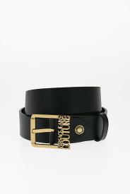 VERSACE ヴェルサーチ ベルト 75YA6F13 ZP228 PK3 メンズ JEANS COUTURE LEATHER BELT WITH GOLDEN BUCKLE 40MM 【関税・送料無料】【ラッピング無料】 dk