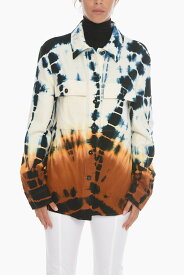 【本日5の付く日ポイント4倍!!】 JIL SANDER ジルサンダー シャツ J40DL0002JTN018 284 レディース WOOL SHIRT WITH ABSTRACT PATTERN 【関税・送料無料】【ラッピング無料】 dk