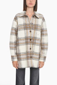 SAMSOE&SAMSOE サムソ サムソ シャツ F21400020 0 00102 レディース TARTAN PATTERNED ROSALIE PILE OVESHIRT 【関税・送料無料】【ラッピング無料】 dk