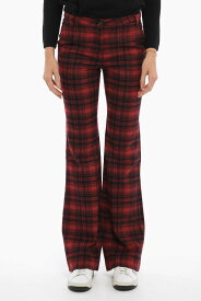 WOOLRICH ウールリッチ パンツ COWWPAN1228SW05 593 レディース TARTAN CHECKED BOOT-CUT PANTS 【関税・送料無料】【ラッピング無料】 dk