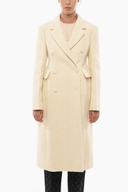 【本日5の付く日ポイント4倍!!】 JIL SANDER ジルサンダー コート J03AA0003J40065 751 レディース BOUCLÉ WOOL COAT WITH DOUBLE BREAST 【関税・送料無料】【ラッピング無料】 dk