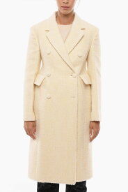 【本日5の付く日ポイント4倍!!】 JIL SANDER ジルサンダー コート J03AA0016J40065 751 レディース WOOL DOUBLE-BREASTED COAT WITH FLAP POCKETS 【関税・送料無料】【ラッピング無料】 dk