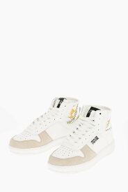 【5のつく日は全商品ポイント4倍】 VERSACE ヴェルサーチ スニーカー 75VA3SJ9 ZP344 G03 レディース JEANS COUTURE LEATHER AND FABRIC MEYSSA HIGH-TOP SNEAKERS WI 【関税・送料無料】【ラッピング無料】 dk