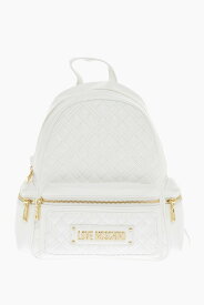 MOSCHINO モスキーノ バックパック JC4162PP0HLA0120 レディース LOVE FAUX LEATHER QUILTED BACKPACK WITH GOLDEN DETAILS 【関税・送料無料】【ラッピング無料】 dk