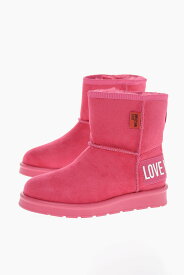 【本日5の付く日ポイント4倍!!】 MOSCHINO モスキーノ ブーツ JA24423H0HJA5604 レディース LOVE VELOUR WINTER30 ANKLE BOOTS WITH PRINTED LOGO 【関税・送料無料】【ラッピング無料】 dk