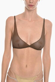 OSEREE オスレー アンダーウェア OTB421 0 BROWN レディース SEE-THROUGH BRA WITH LUREX TRIMS 【関税・送料無料】【ラッピング無料】 dk