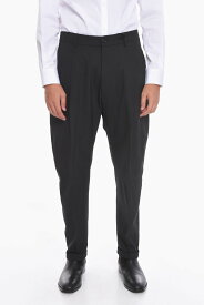 DSQUARED2 ディースクエアード パンツ S74KB0701 S53632 900 メンズ WOOL BLEND TROUSERS WITH EMBOSSED LOGO 【関税・送料無料】【ラッピング無料】 dk