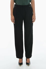 DION LEE ディオンリー パンツ C2279P22WO BLK レディース REGULAR FIT LOW-RISE PANTS WITH SIDE MARTINGALE 【関税・送料無料】【ラッピング無料】 dk