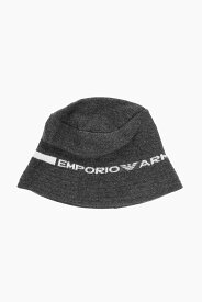 ARMANI アルマーニ 帽子 404666 2F490 00044 ボーイズ EMPORIO SOLID COLOR BUCKET HAT WITH CONTRASTING LOGO 【関税・送料無料】【ラッピング無料】 dk