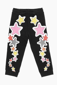 【本日5の付く日ポイント4倍!!】 STELLA MCCARTNEY ステラマッカートニー パンツ 8R6B90 Z0447 930 ボーイズ FLEECED COTTON JOGGERS WITH PRINTED STARS 【関税・送料無料】【ラッピング無料】 dk