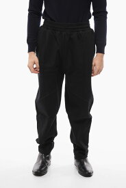 A-COLD-WALL ア コールドウォール パンツ ACWMB080CO/J BLK メンズ COTTON STRETCH JOGGERS WITH LOGO BUTTON 【関税・送料無料】【ラッピング無料】 dk