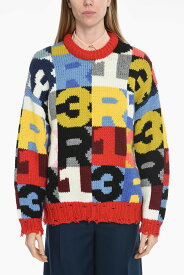 R13 アール サーティーン ニットウェア R13WY009Y028 0 MULTICOLOR レディース GEOMETRIC PATTERNED CHUNCKY WOOL BLEND PULLOVER 【関税・送料無料】【ラッピング無料】 dk