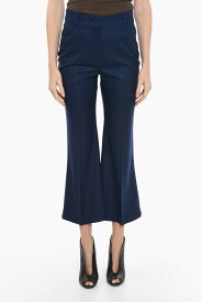 【本日5の付く日ポイント4倍!!】 STELLA MCCARTNEY ステラ マッカートニー パンツ 640009SNB534300 レディース WOOL PLEATED TROUSERS WITH FLARED LEG 【関税・送料無料】【ラッピング無料】 dk