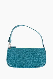 【5のつく日は全商品ポイント4倍】 BY FAR バイファー バッグ 22PFRCLSAZCCEMED AZ レディース CROCODILE EFFECT LEATHER RACHEL SHOULDER BAG 【関税・送料無料】【ラッピング無料】 dk