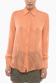 OSEREE オスレー アンダーウェア OCC121 0 PEACH レディース SILK CHIFFON LINGERIE SHIRT 【関税・送料無料】【ラッピング無料】 dk