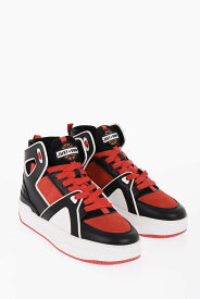 JUST DON ジャスト ドン スニーカー 33JUSQ01226882 99 メンズ SUEDE AND LEATHER BASKETBALL JD1 HIGH-TOP SNEAKERS WITH CONT 【関税・送料無料】【ラッピング無料】 dk