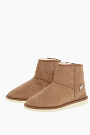 SUICOKE スイコック ブーツ OG080M2ABMIDSUE BRW レディース SUEDE ANKLE BOOTS WITH REAL FUR INNER 【関税・送料無料】【ラッピング無料】 dk