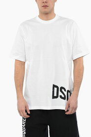 【本日5の付く日ポイント4倍!!】 DSQUARED2 ディースクエアード トップス S74GD1090 S23009 100 メンズ SLOUCH T-SHIRT WITH CONTRASTING LOGO PRINT 【関税・送料無料】【ラッピング無料】 dk