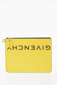 GIVENCHY ジバンシィ クラッチバッグ BK600JK0QT 739 メンズ TWO-TONE LEATHER MAXI POUCH WITH EMBOSSED LOGO 【関税・送料無料】【ラッピング無料】 dk