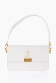 OFF WHITE オフホワイト バッグ OWNN119S23 LEA001 0100 レディース LEATHER PLAIN BINDER SHOULDER BAG WITH GOLDEN DETAILS 【関税・送料無料】【ラッピング無料】 dk