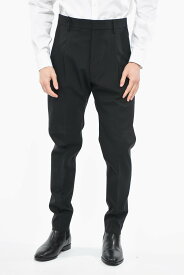 DSQUARED2 ディースクエアード パンツ S74KB0781 S40320 900 メンズ WOOL 1 PLEAT AVIATOR TROUSERS WITH FRONT PLEAT 【関税・送料無料】【ラッピング無料】 dk