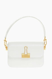 OFF WHITE オフホワイト バッグ OWNN118S23 LEA001 0100 レディース LEATHER PLAIN BINDER SHOULDER BAG WITH GOLDEN DETAILS 【関税・送料無料】【ラッピング無料】 dk