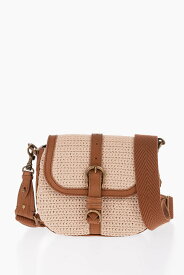 GOLDEN GOOSE ゴールデン グース デラックス ブランド バッグ GWA00378 A000521 55519 レディース CROCHET AND LEATHER FRANCIS SADDLE BAG 【関税・送料無料】【ラッピング無料】 dk