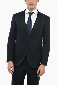 CORNELIANI コルネリアーニ ジャケット 766921 5816505 001 メンズ LINED SINGLE BREASTED BLAZER WITH JETTED POCKETS AND SHAWL L 【関税・送料無料】【ラッピング無料】 dk