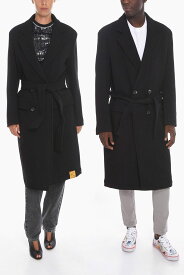 DIESEL ディーゼル コート A06452 0AHAI 9XX メンズ DOUBLE-BREASTED W-OUTKAST UNISEX COAT WITH FLAP POCKETS 【関税・送料無料】【ラッピング無料】 dk