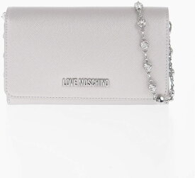 MOSCHINO モスキーノ 財布 JC4852PP4IK2390B レディース LOVE SAFFIANO FAUX LEATHER WALLET WITH REMOVABLE CHAIN 【関税・送料無料】【ラッピング無料】 dk