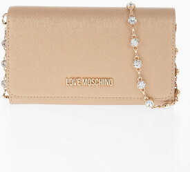 MOSCHINO モスキーノ 財布 JC4852PP4IK2390A レディース LOVE SAFFIANO FAUX LEATHER WALLET WITH REMOVABLE CHAIN 【関税・送料無料】【ラッピング無料】 dk