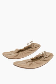 MAISON MARGIELA メゾン マルジェラ フラットシューズ S66WZ0021 PS300 T2064 レディース MM6 SQUARE TOE LEATHER BALLET FLATS 【関税・送料無料】【ラッピング無料】 dk