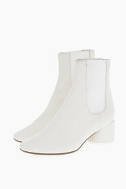 【5のつく日は全商品ポイント4倍】 MAISON MARGIELA メゾン マルジェラ ブーツ S59WU0104 P2809 T1004 レディース MM6 LEATHER CHELSEA BOOTS HEEL 5CM 【関税・送料無料】【ラッピング無料】 dk