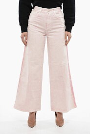 STELLA MCCARTNEY ステラ マッカートニー パンツ 604376/SOH608061 レディース 5 POCKET WIDE LEG PANTS WITH LOGOED BANDS 【関税・送料無料】【ラッピング無料】 dk