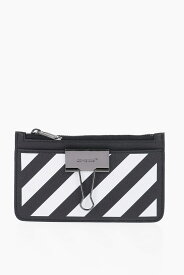 OFF WHITE オフホワイト 財布 OWND019C99LEA0011001 レディース STRIPED DETAIL LEATHER CARD HOLDER 【関税・送料無料】【ラッピング無料】 dk