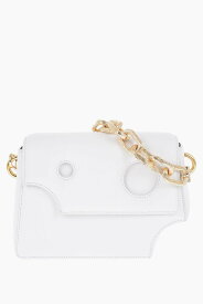 OFF WHITE オフホワイト バッグ OWNN043F22LEA0010100 レディース LEATHER BURROW SHOULDER BAG WITH GOLDEN-CHAIN 【関税・送料無料】【ラッピング無料】 dk