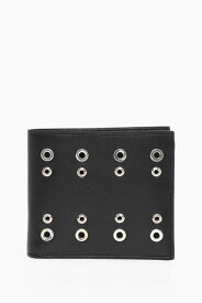 NEIL BARRETT ニール バレット 財布 PBSG190C U9203 01 メンズ LEATHER WALLET WITH EYELETS DETAILS 【関税・送料無料】【ラッピング無料】 dk