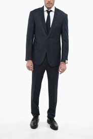 CORNELIANI コルネリアーニ スーツ 86N222 1651006 001 メンズ VIRGIN WOOL ACADEMY SUIT WITH FLAP POCKETS 【関税・送料無料】【ラッピング無料】 dk