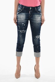 【本日5の付く日ポイント4倍!!】 DSQUARED2 ディースクエアード デニム S75LB0703 S30342 470 レディース COOL GIRL CROPPED FIT DENIMS WITH CUFFS 16CM 【関税・送料無料】【ラッピング無料】 dk